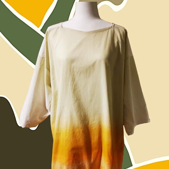 [SOLD] MARIMEKKO orange ombre tunic - Picture 2 of 5